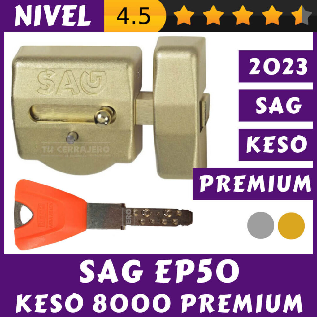 cerrojo KESO 8000 PREMIUM